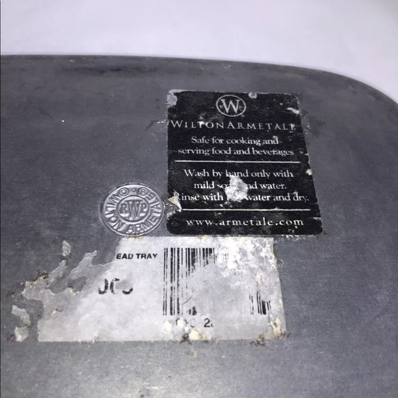 3/$15 Wilton Pewter platter our daily bread tray vintage - Picture 6 of 8